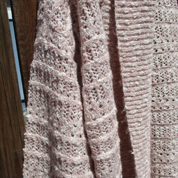 NEW Frye Women's Open Front Cardigan Pastel Mauve Size L NWT - Picture 6 of 9